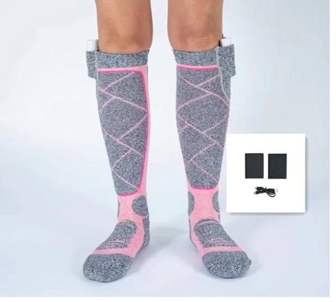 BLEUMNI™ Chaussettes Chauffantes Rechargeables