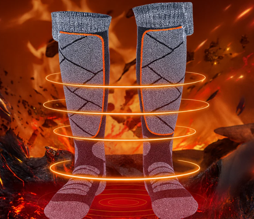 BLEUMNI™ Chaussettes Chauffantes Rechargeables