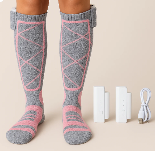 BLEUMNI™ Chaussettes Chauffantes Rechargeables