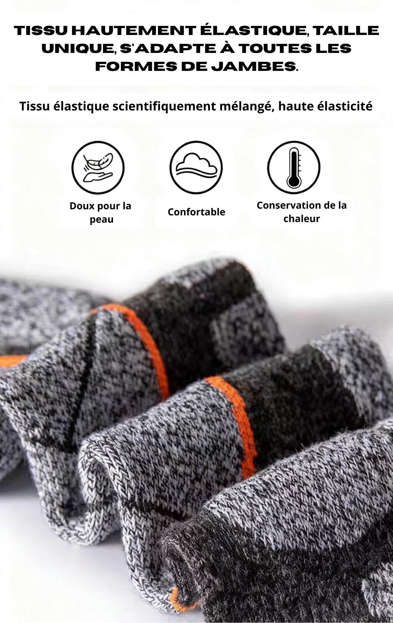 BLEUMNI™ Chaussettes Chauffantes Rechargeables